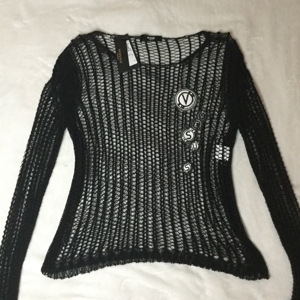 VERSACE Woman Top shirt Black